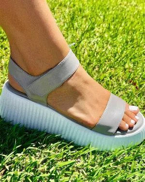 Jersey Gray David Isaac Sandals
