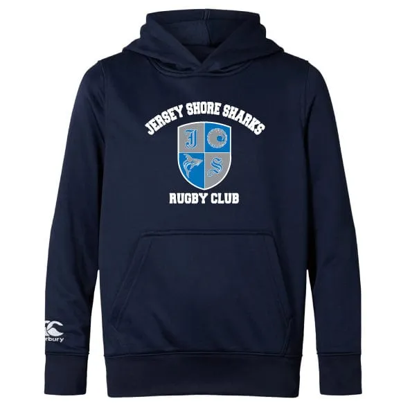 Jersey Shore Sharks Club Lightweight Hoodie by Canterbury