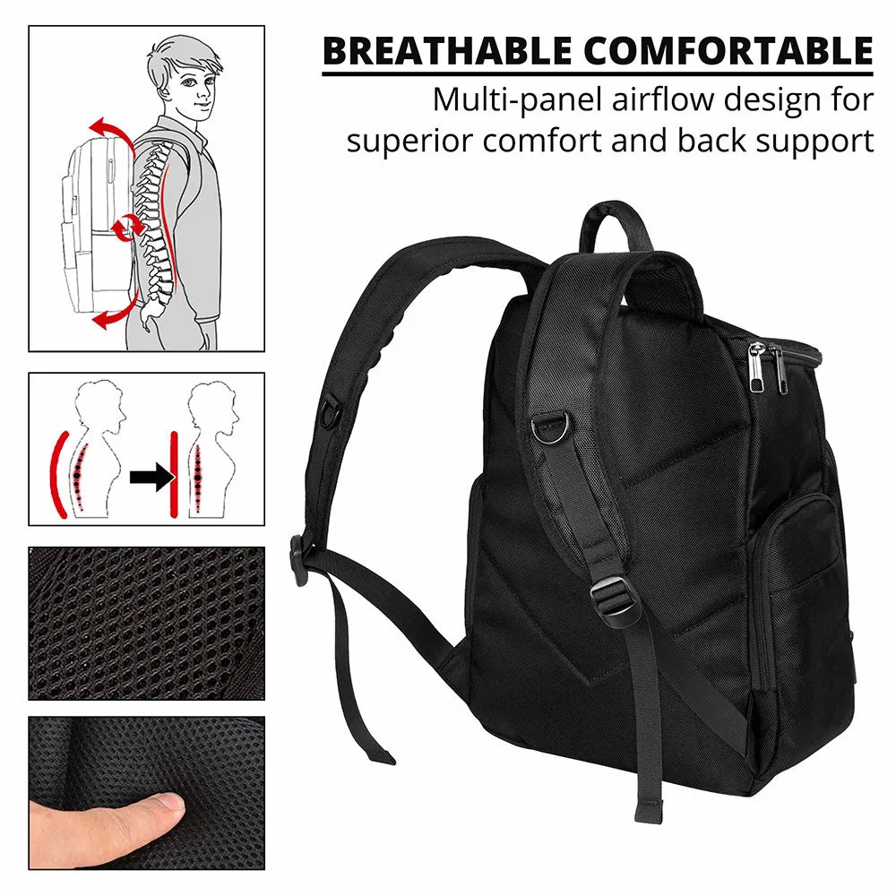 JINS&VICO 15.6 Inch Lightweight Backpack For Travel & School