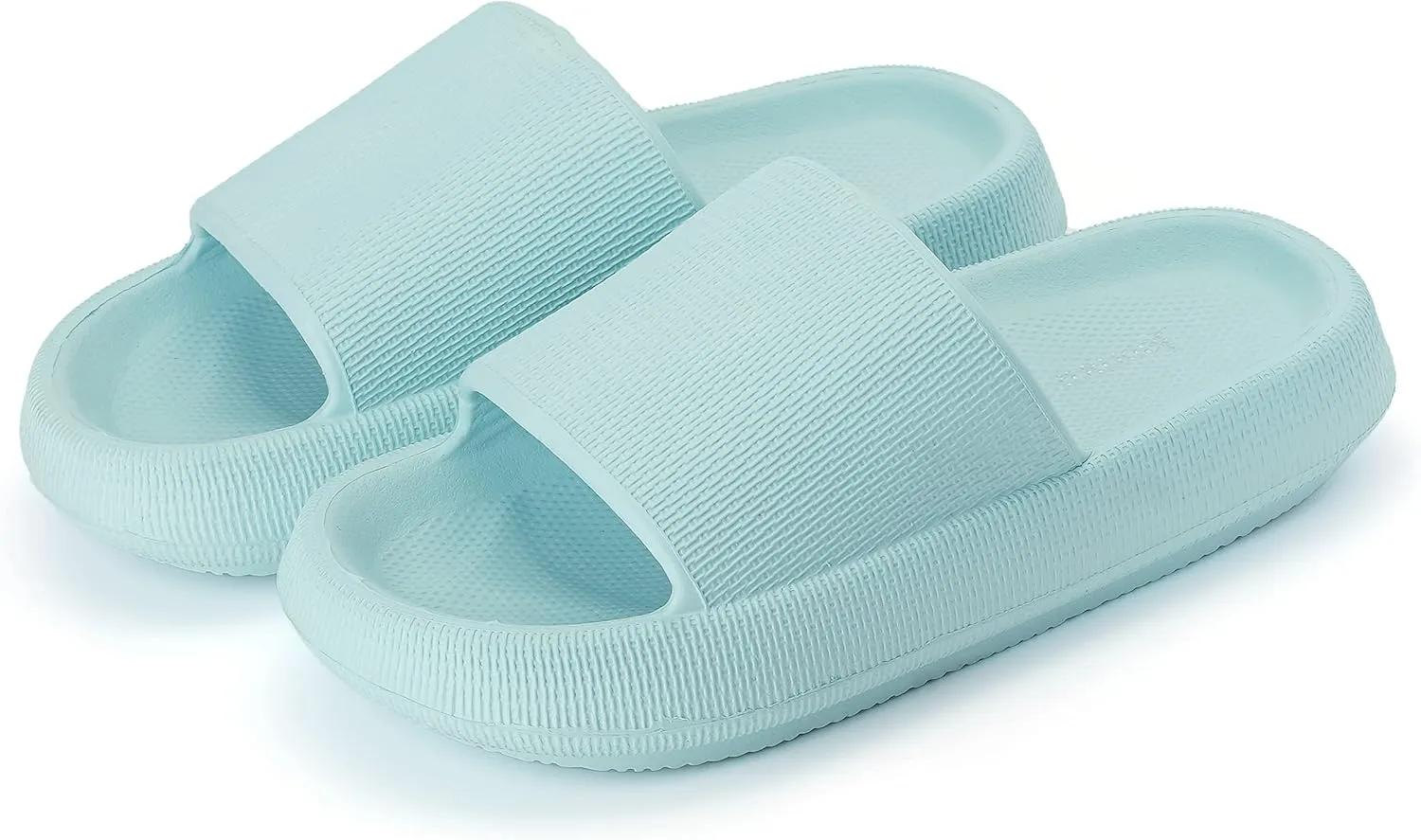 Joomra Pillow Slippers for Women and Men Non Slip Quick Drying Shower Slides Bathroom Sandals | Ultra Cushion | Thick Sole