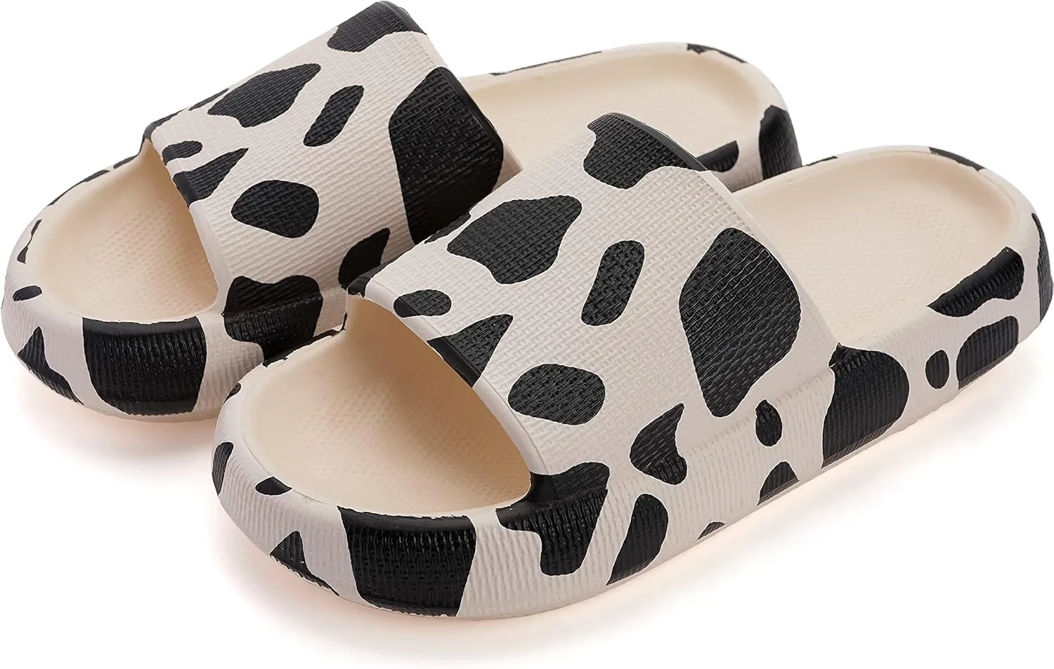 Joomra Pillow Slippers for Women and Men Non Slip Quick Drying Shower Slides Bathroom Sandals | Ultra Cushion | Thick Sole