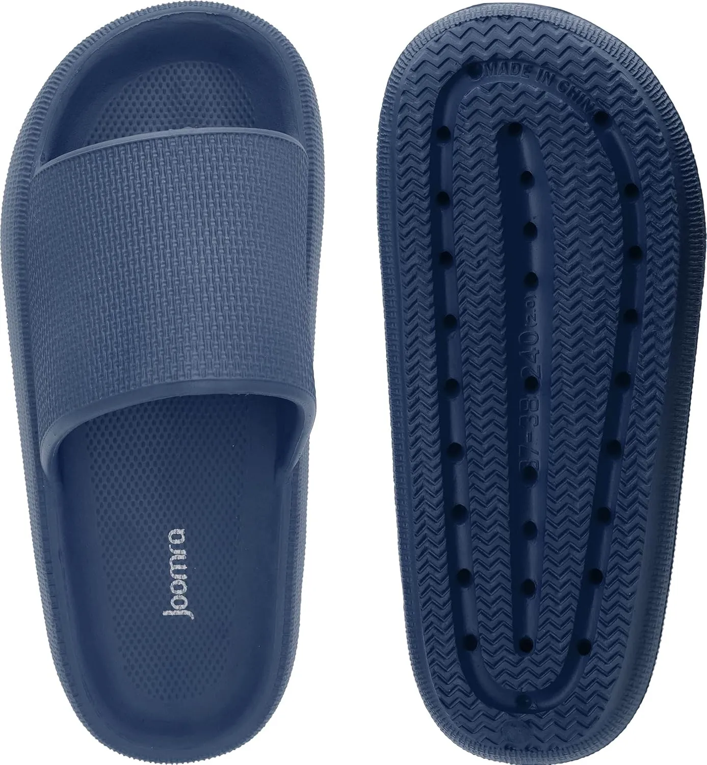 Joomra Pillow Slippers for Women and Men Non Slip Quick Drying Shower Slides Bathroom Sandals | Ultra Cushion | Thick Sole