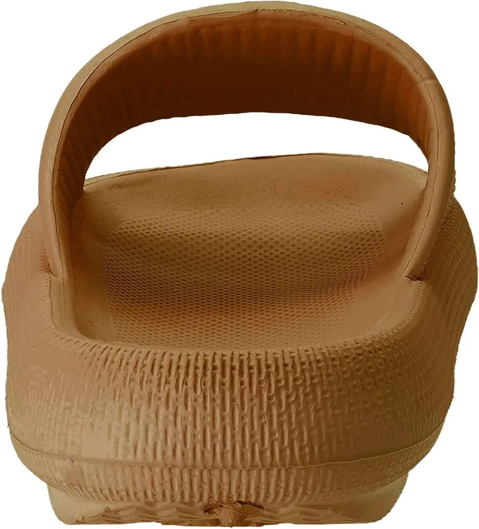 Joomra Pillow Slippers for Women and Men Non Slip Quick Drying Shower Slides Bathroom Sandals | Ultra Cushion | Thick Sole
