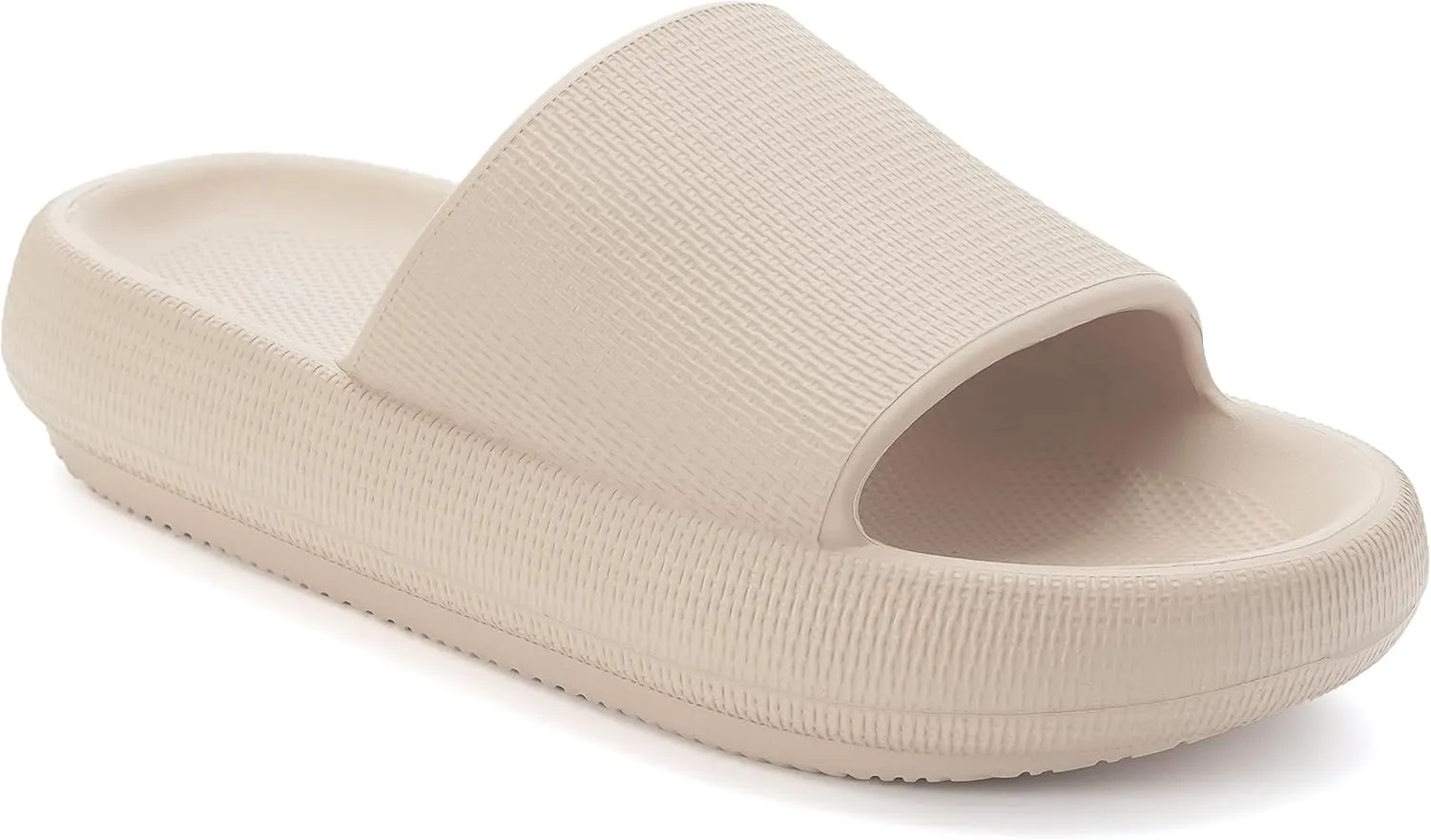 Joomra Pillow Slippers for Women and Men Non Slip Quick Drying Shower Slides Bathroom Sandals | Ultra Cushion | Thick Sole