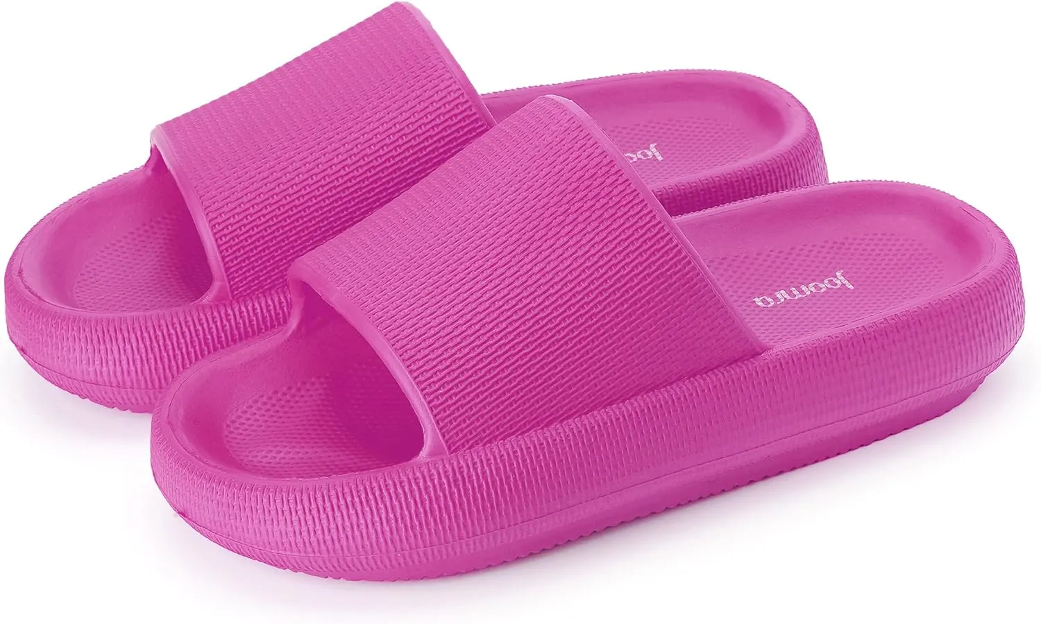 Joomra Pillow Slippers for Women and Men Non Slip Quick Drying Shower Slides Bathroom Sandals | Ultra Cushion | Thick Sole