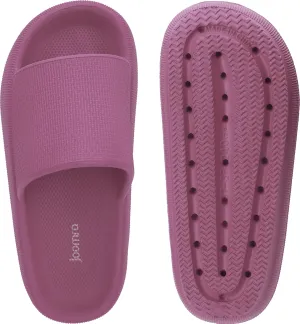 Joomra Pillow Slippers for Women and Men Non Slip Quick Drying Shower Slides Bathroom Sandals | Ultra Cushion | Thick Sole