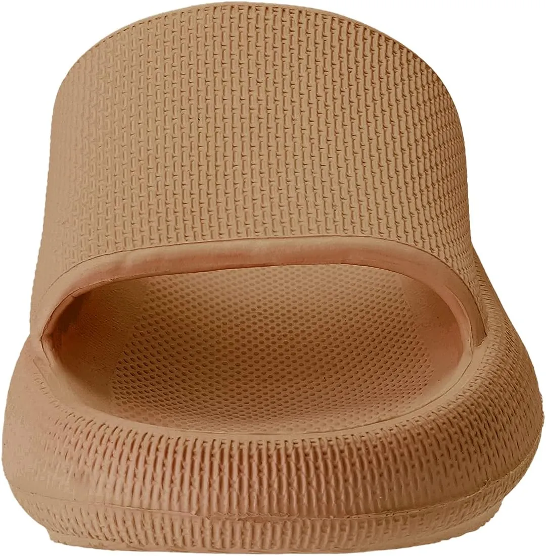 Joomra Pillow Slippers for Women and Men Non Slip Quick Drying Shower Slides Bathroom Sandals | Ultra Cushion | Thick Sole