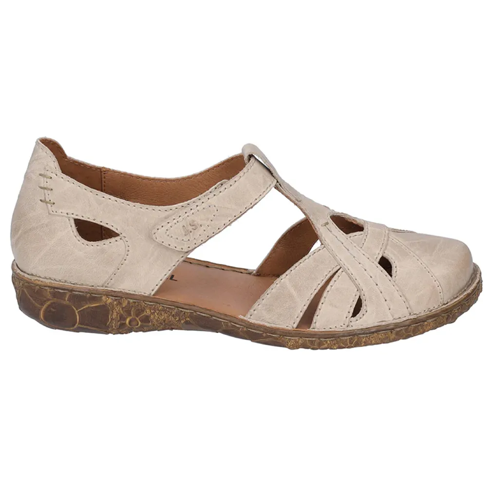 Josef Seibel Rosalie 29  Creme Sandals (Rose)