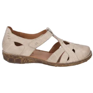 Josef Seibel Rosalie 29  Creme Sandals (Rose)