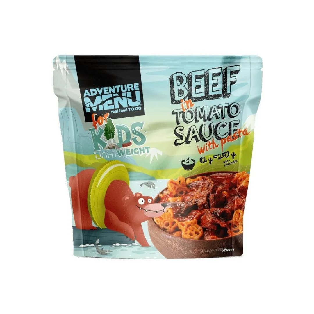 KIDS Lightweight Beef in tomato sauce with pasta 250g