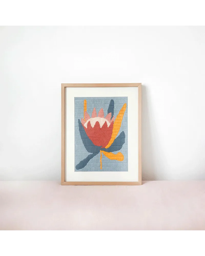 King Protea Beginner Needlepoint Kit