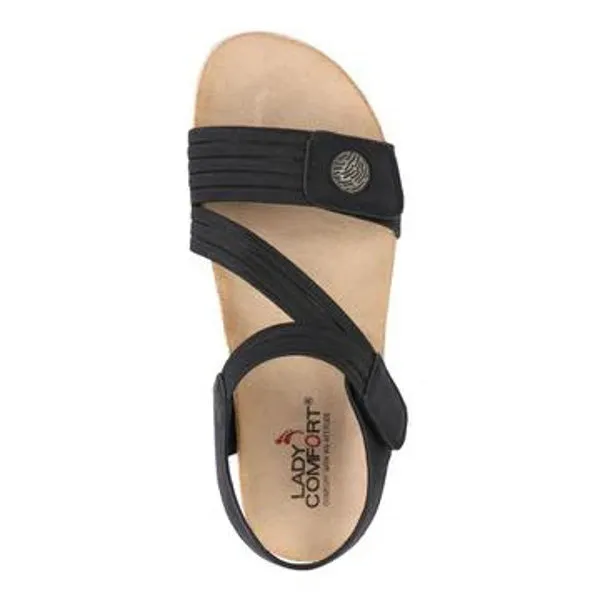 LADY COMFORT SANDAL BRIANNA BLACK