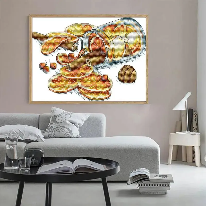 Lemon Cinnamon DIY Cartoon Pattern Stitch Embroidery