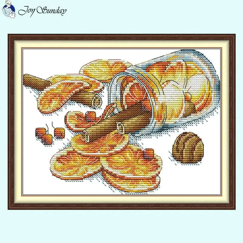 Lemon Cinnamon DIY Cartoon Pattern Stitch Embroidery