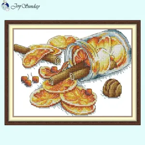 Lemon Cinnamon DIY Cartoon Pattern Stitch Embroidery