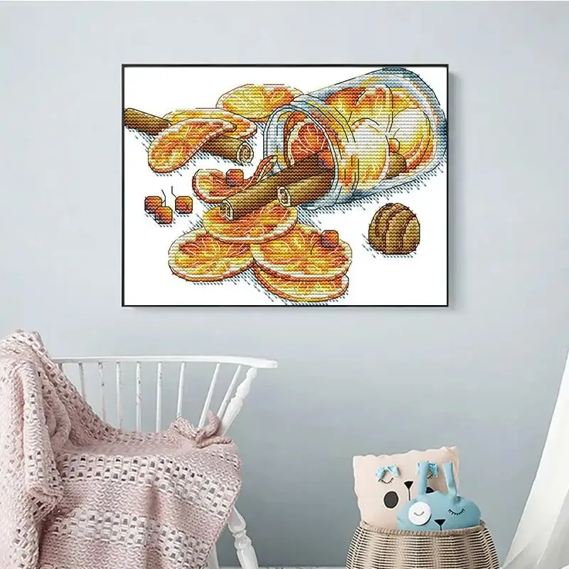 Lemon Cinnamon DIY Cartoon Pattern Stitch Embroidery