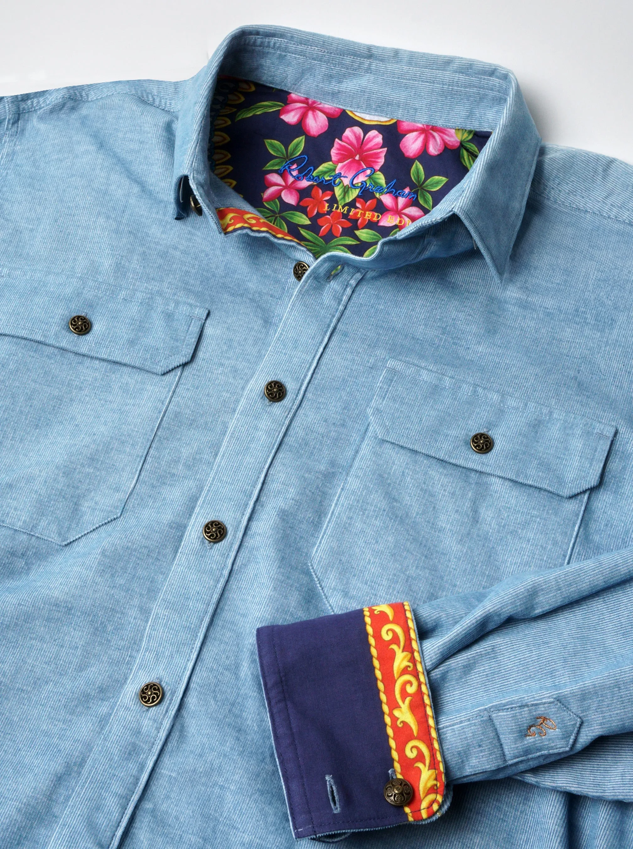 LIMITED EDITION THE RG MAN LONG SLEEVE BUTTON DOWN SHIRT