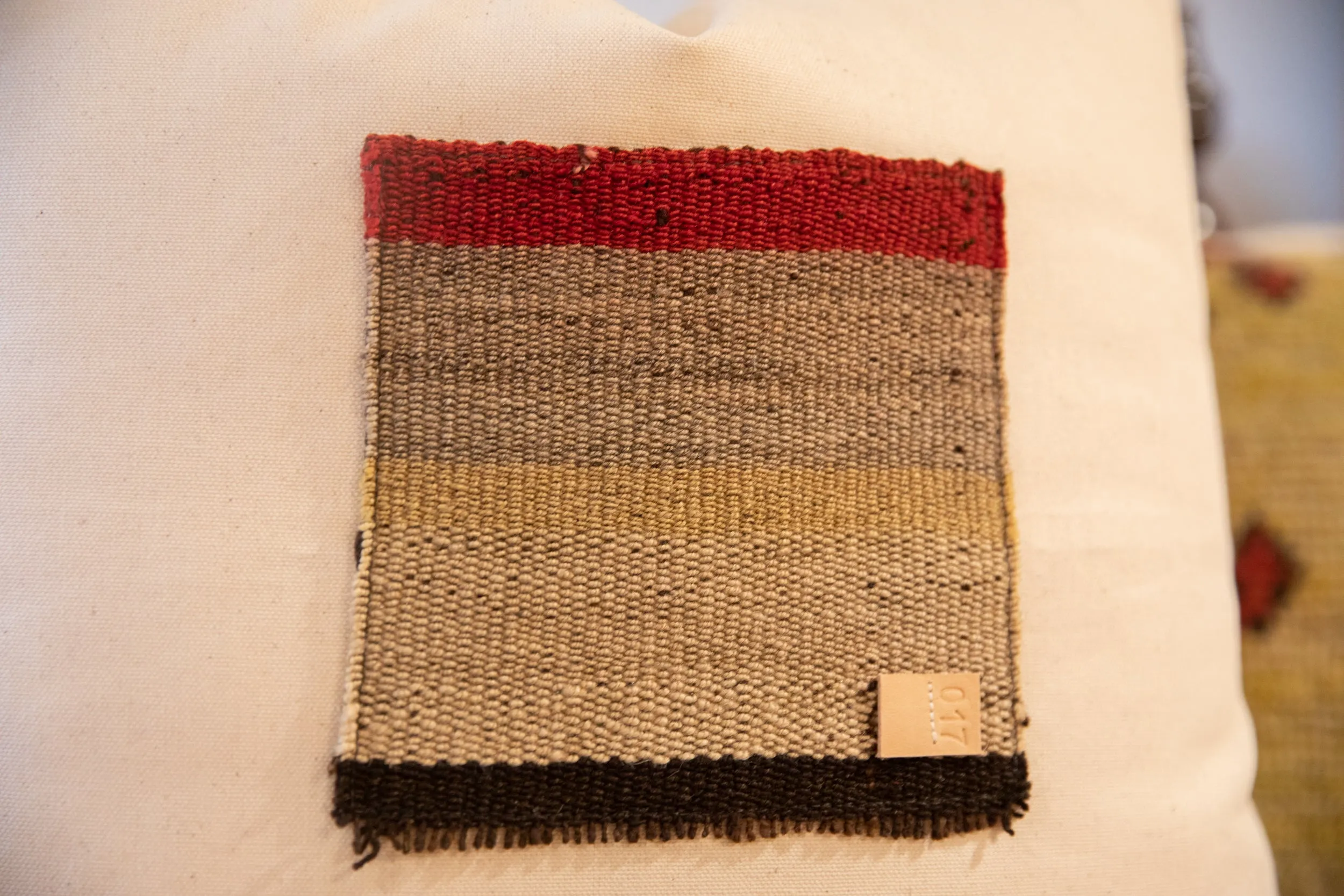 Limited Edition Vintage Aguayo Weaving 20x20 Pillow #17