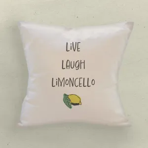 Live, Love, Limoncello - Square Canvas Pillow