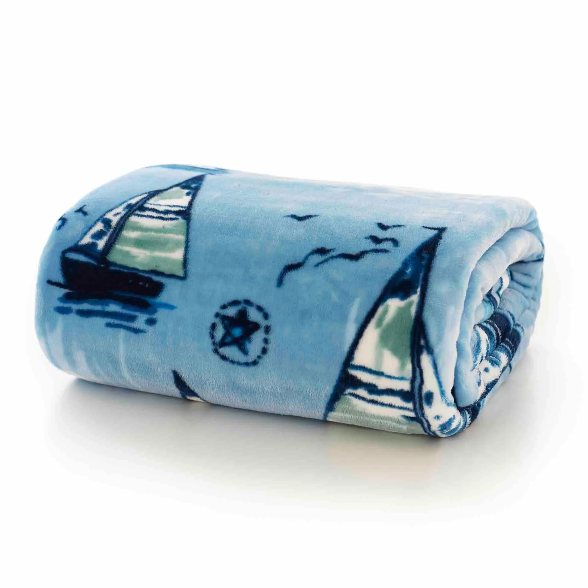 Lobster Creek Printed Throw  - Channel