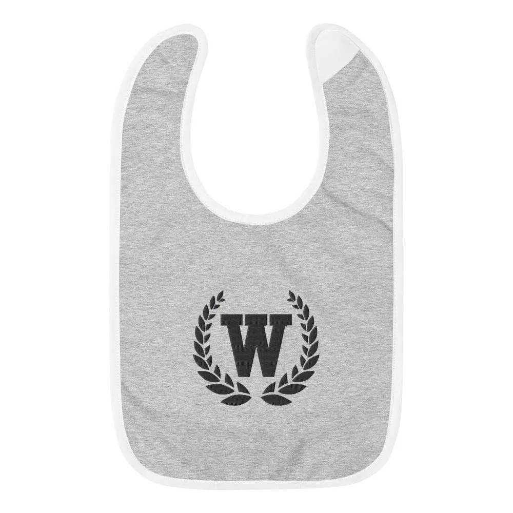 Logo Embroidered Baby Bib