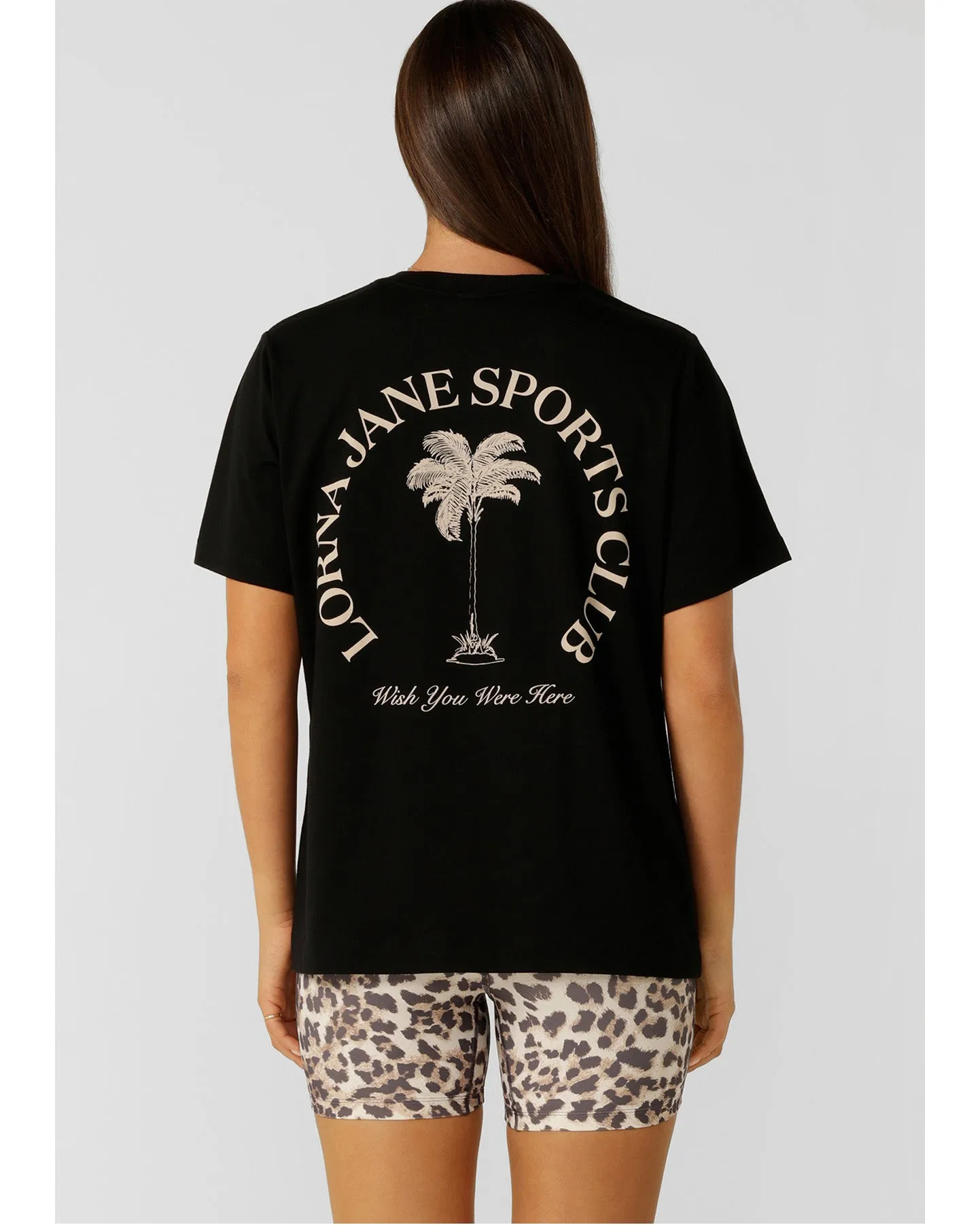 Lorna Jane Wellness Retreat Relaxed T-Shirt - Black