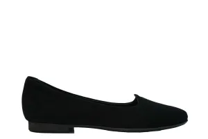 Love Bruglia Women’s Black Suede Flat Shoe 6855