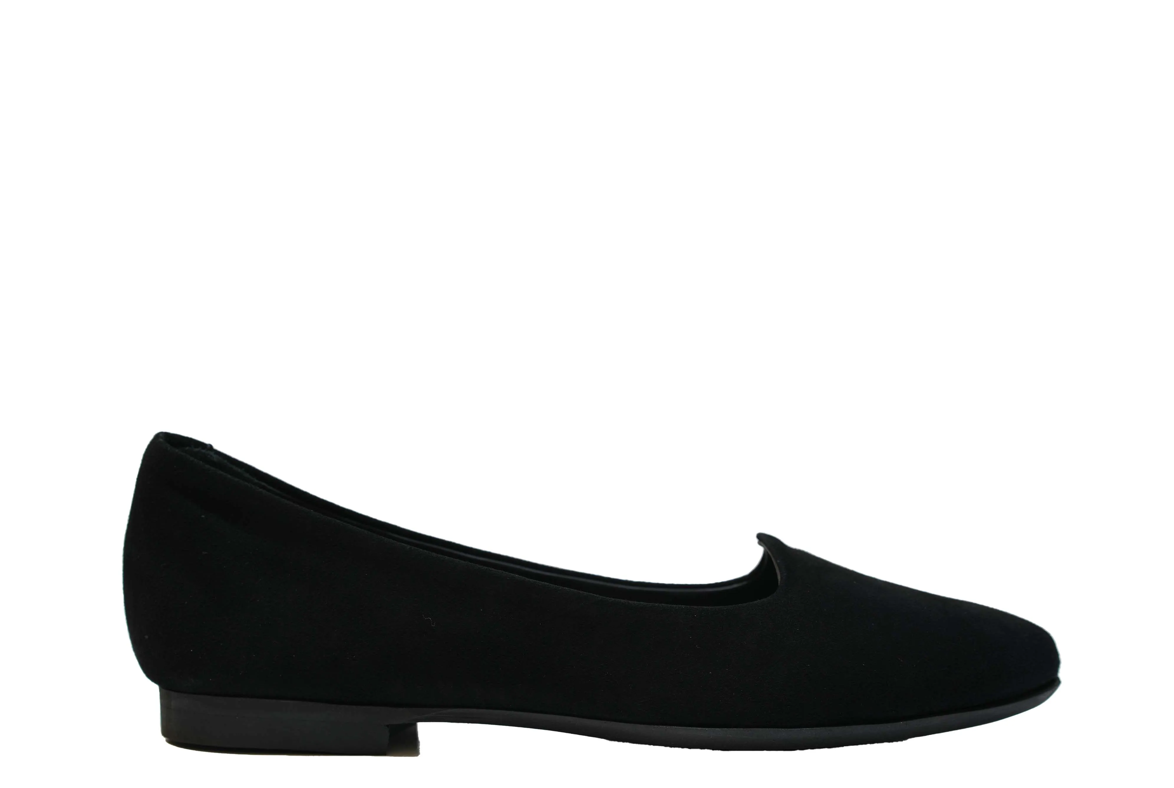 Love Bruglia Women’s Black Suede Flat Shoe 6855