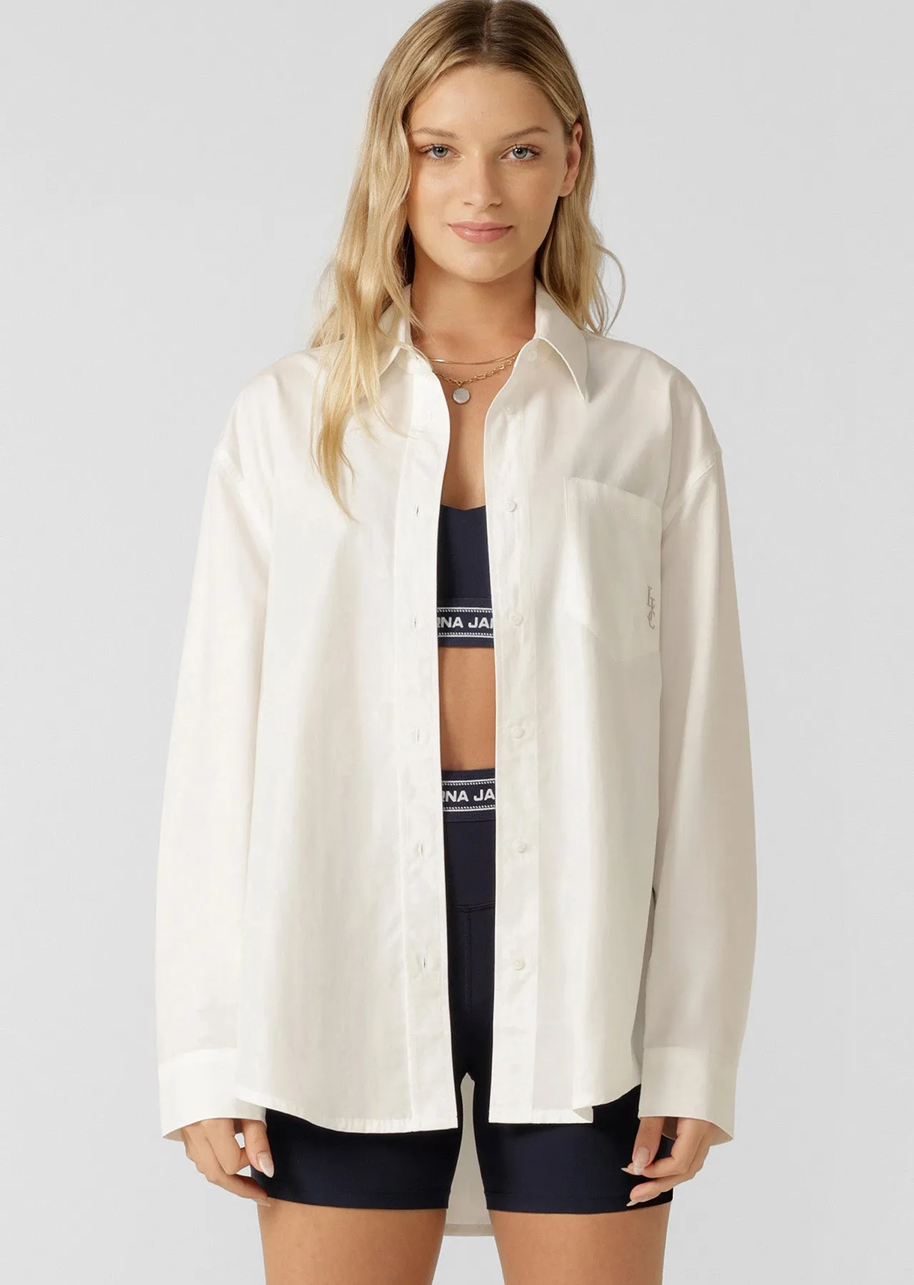 Love Lounge Shirt | Porcelain