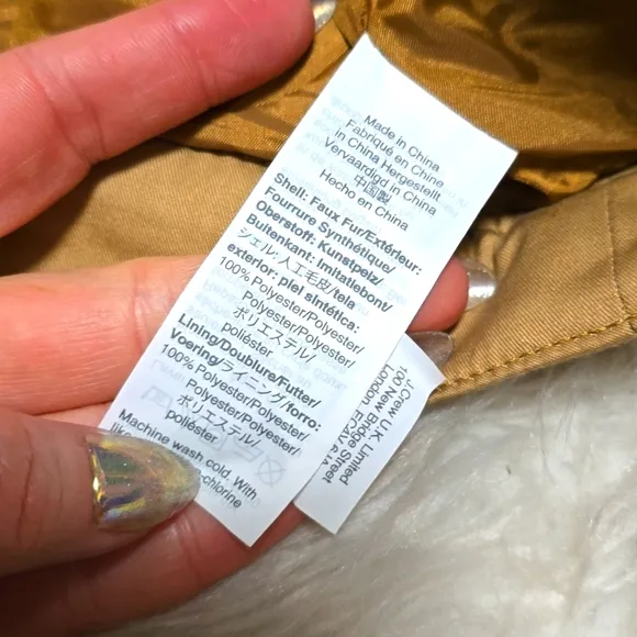 Madewell Sherpa Portland Camel Teddy jacket XS