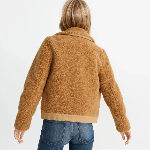 Madewell Sherpa Portland Camel Teddy jacket XS