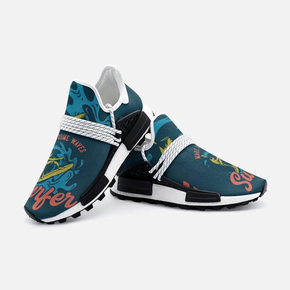 Make some waves surfer Unisex Lightweight Custom shoes