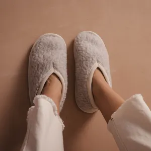 MAMA Bini Merino Wool Slippers (Cloud)