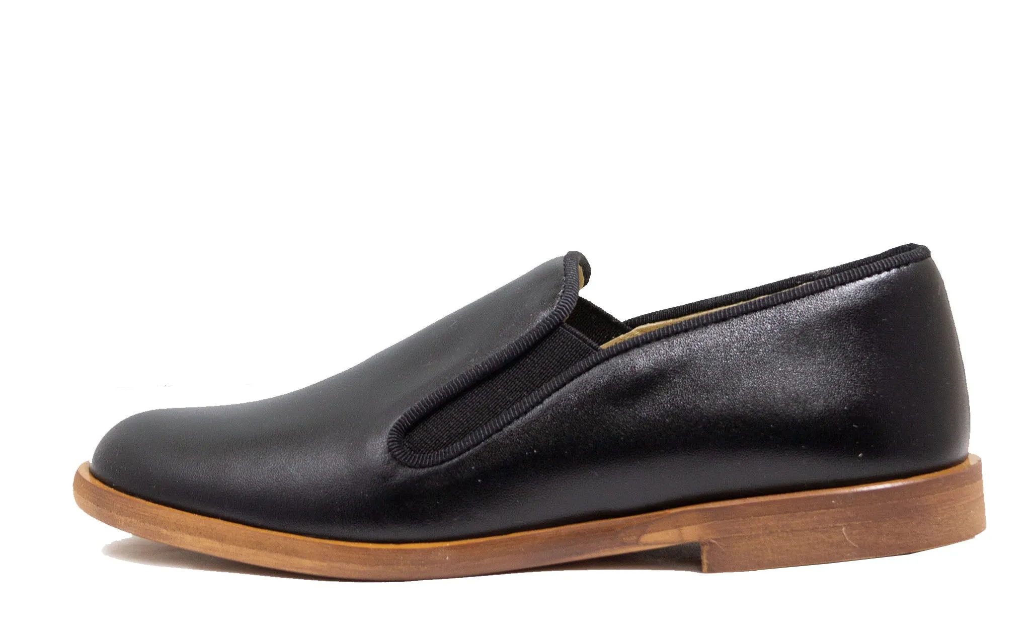 Manelli Boy's Dress Slip-on Shoes Duns13