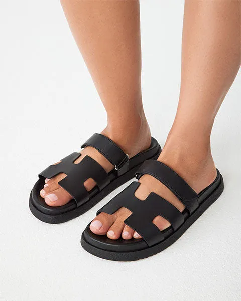 MAYVEN-CN BLACK LEATHER