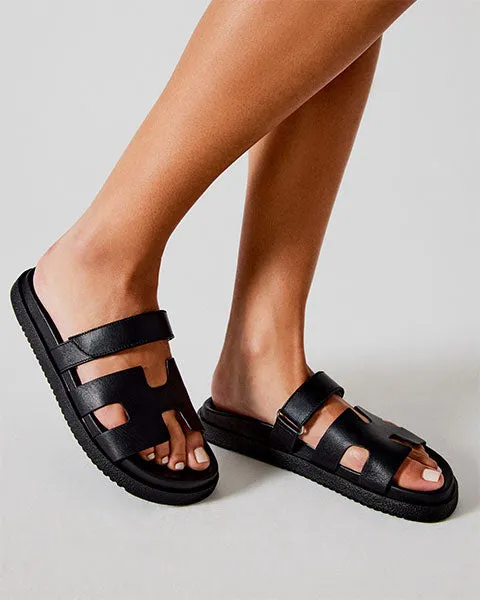 MAYVEN-CN BLACK LEATHER