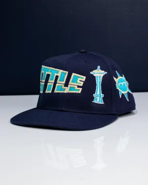 Mediums Collective Seattle Hat - Northwest Navy