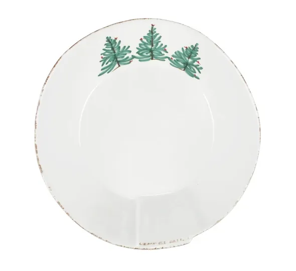 Melamine Lastra Holiday Shallow Bowl