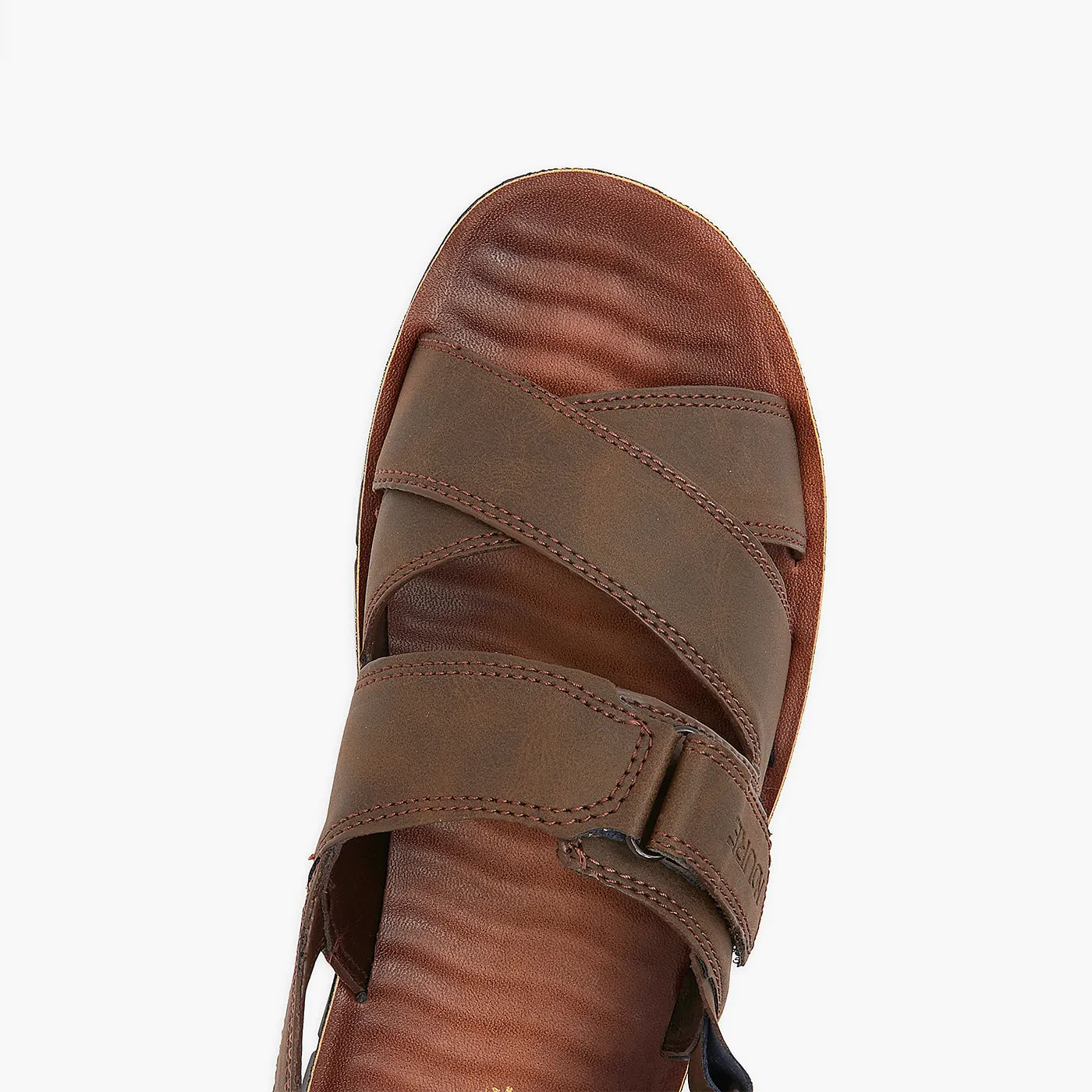 Men's Cross-Strap Sandals