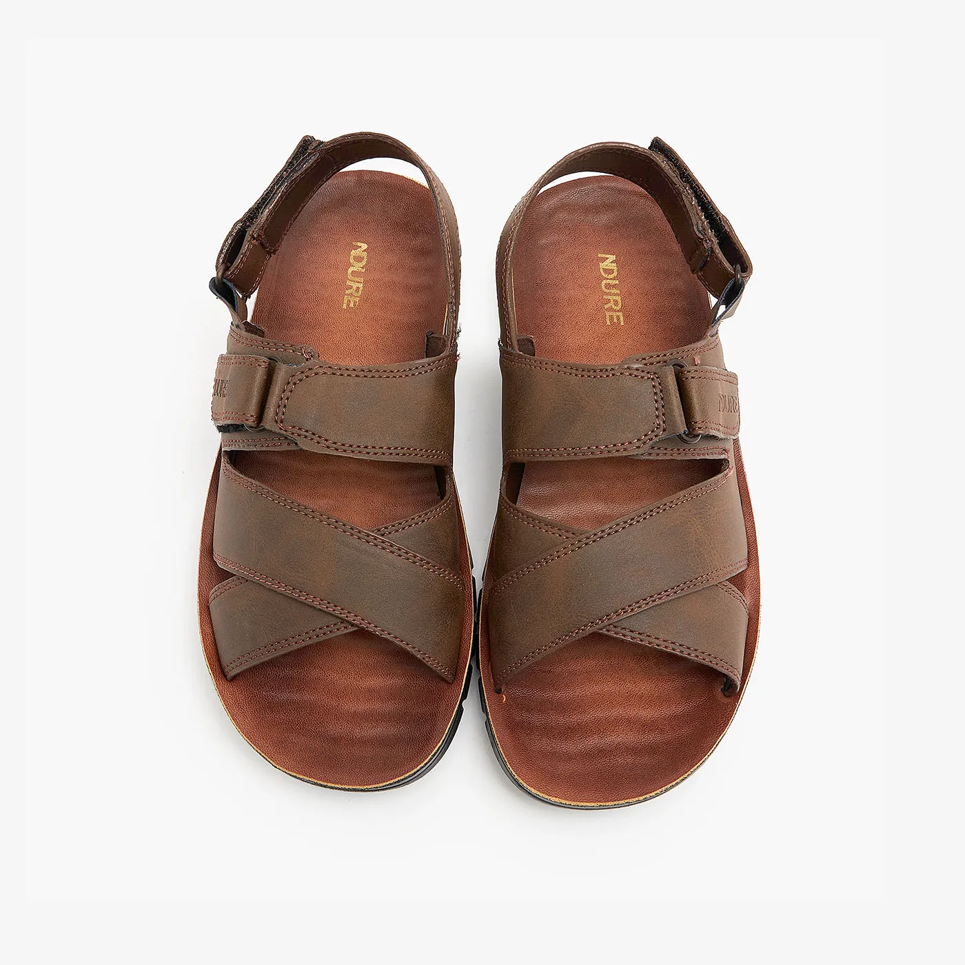 Men's Cross-Strap Sandals