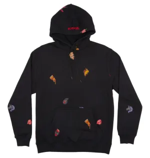 MEN'S MARVEL DEADPOOL X DC ALL OVER PULLOVER HOODIE