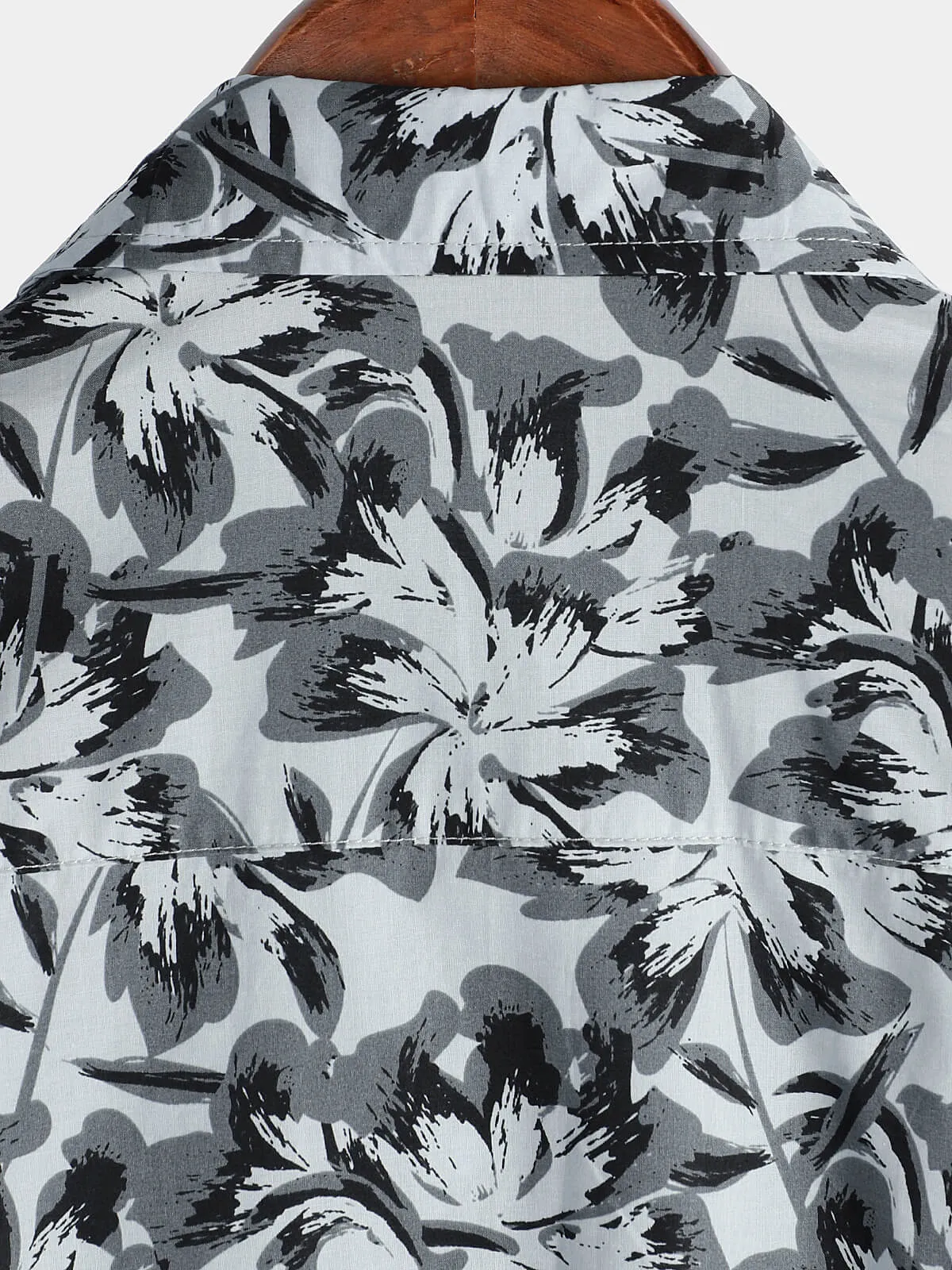 Men's Summer Vintage Holiday Cotton Button Up Short Sleeve Shirt