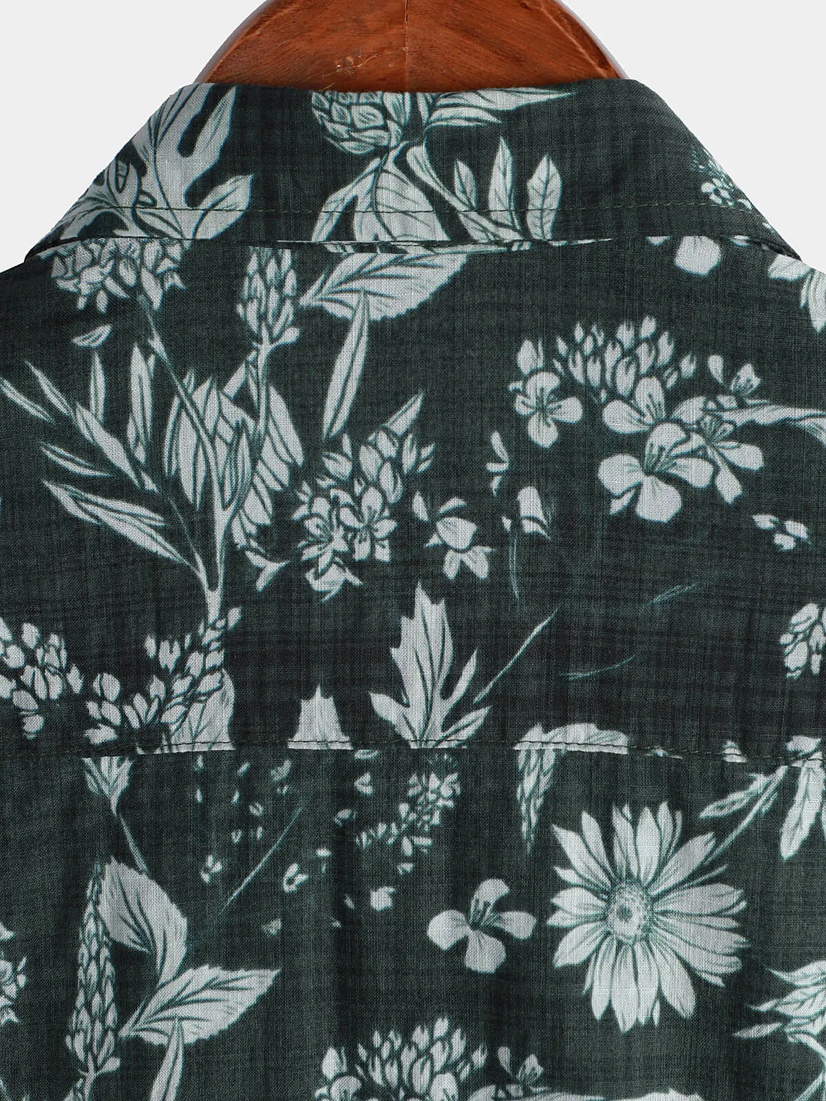 Men's Tropical Floral Summer Beach Button Up Short Sleeve Shirt