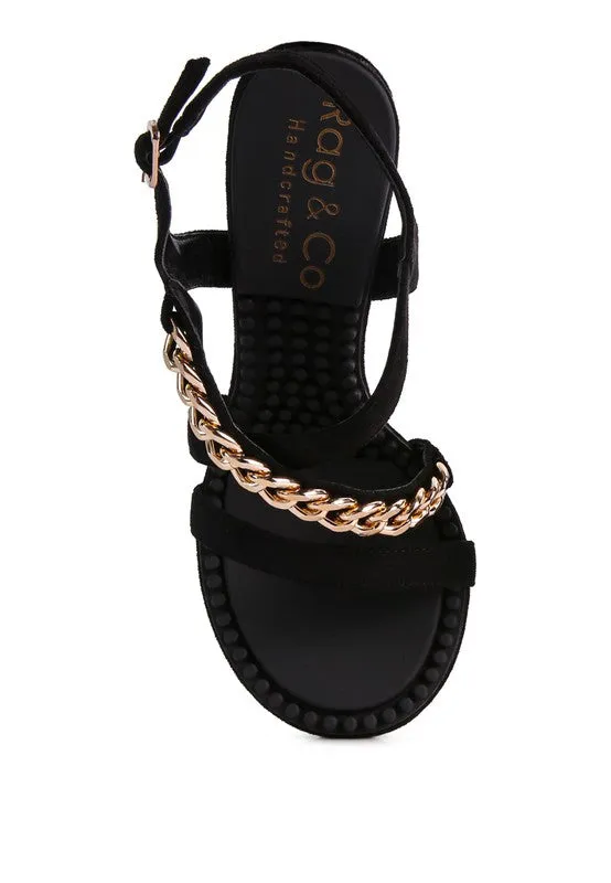 Metal Chain Sandals