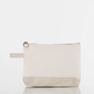 Metallic Gold Makeup Bag