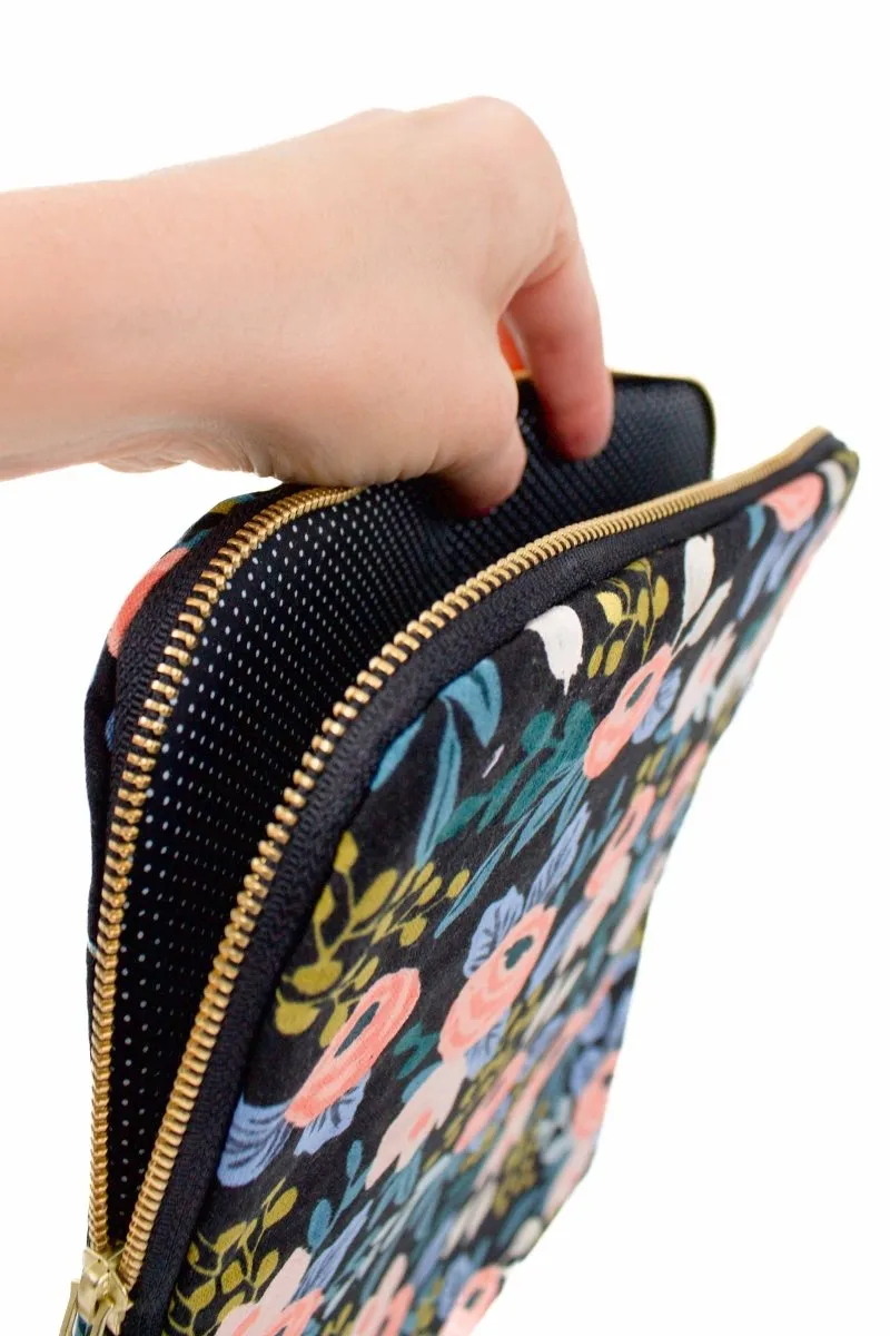 Midnight Garden Canvas 12.9" Device Tablet Sleeve