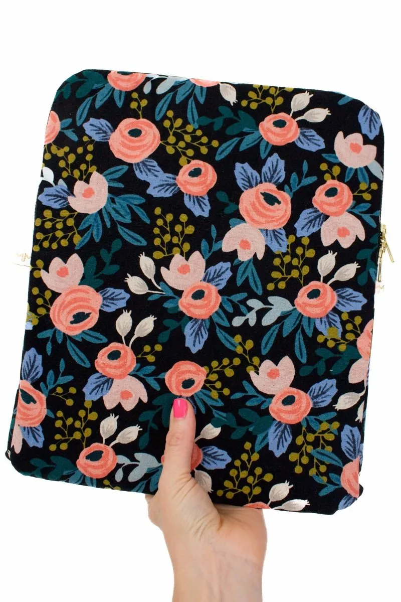 Midnight Garden Canvas 12.9" Device Tablet Sleeve