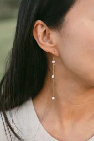 Mixed Shell Dangle Earrings