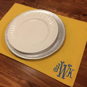 Monogrammed Duck Canvas Placemats (set of four)