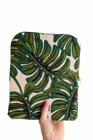 Monstera Canvas 11" Device Tablet Sleeve
